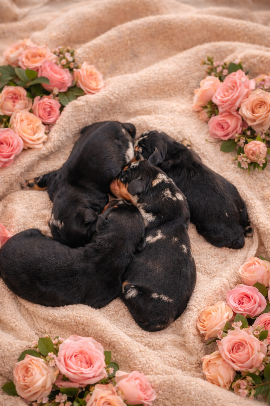 Chiot Teckel poil ras Le Royaume Des Minus Enchante